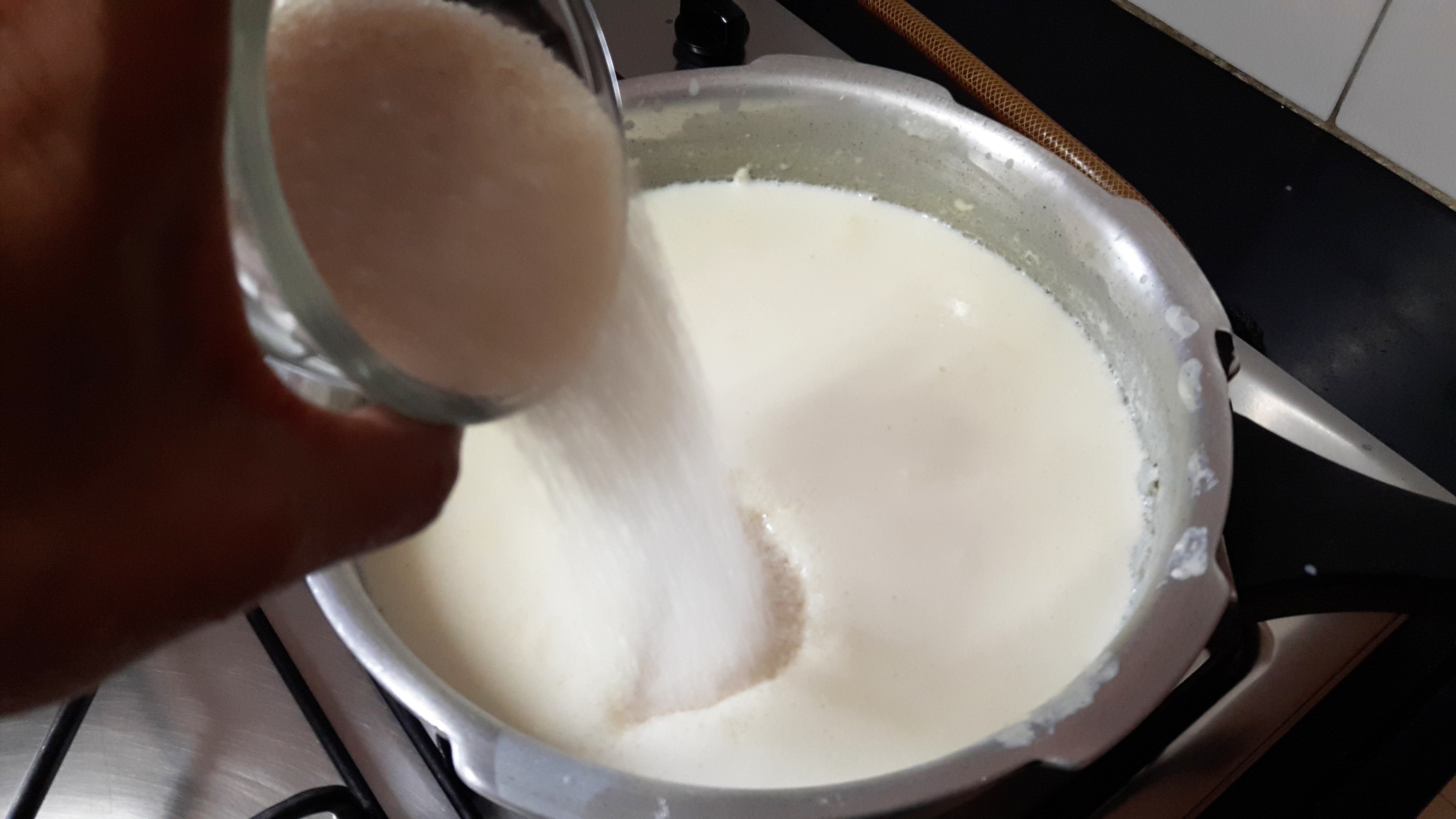 Add sugar