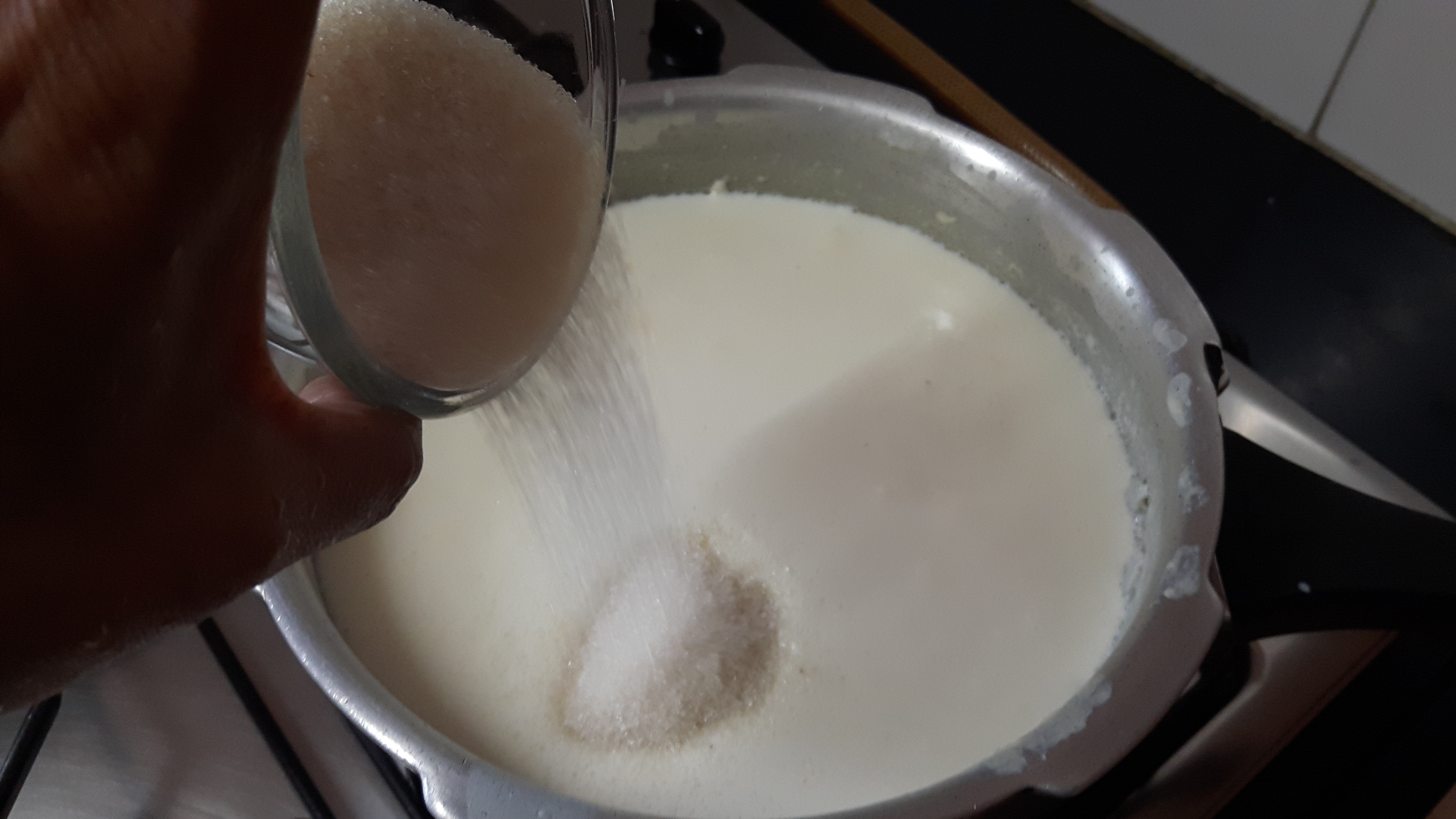 Add sugar