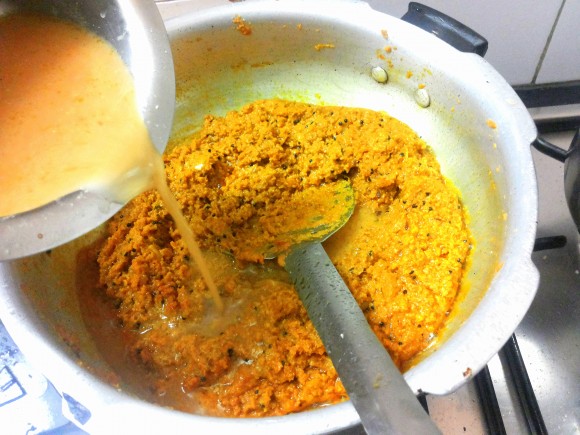 Add tamarind pulp water 