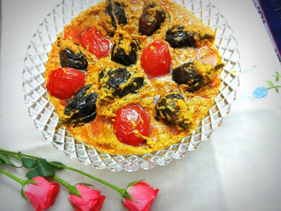 Baghare baigan (brinjal masala)