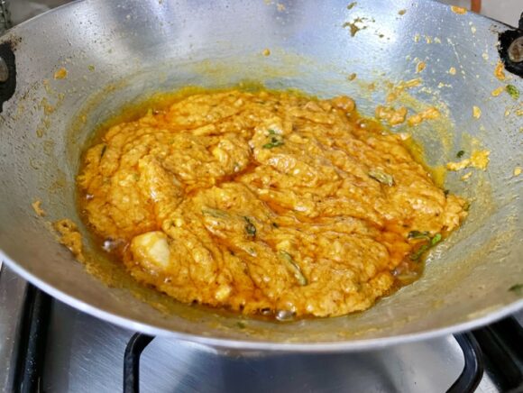 fry till ghee separates from masala,