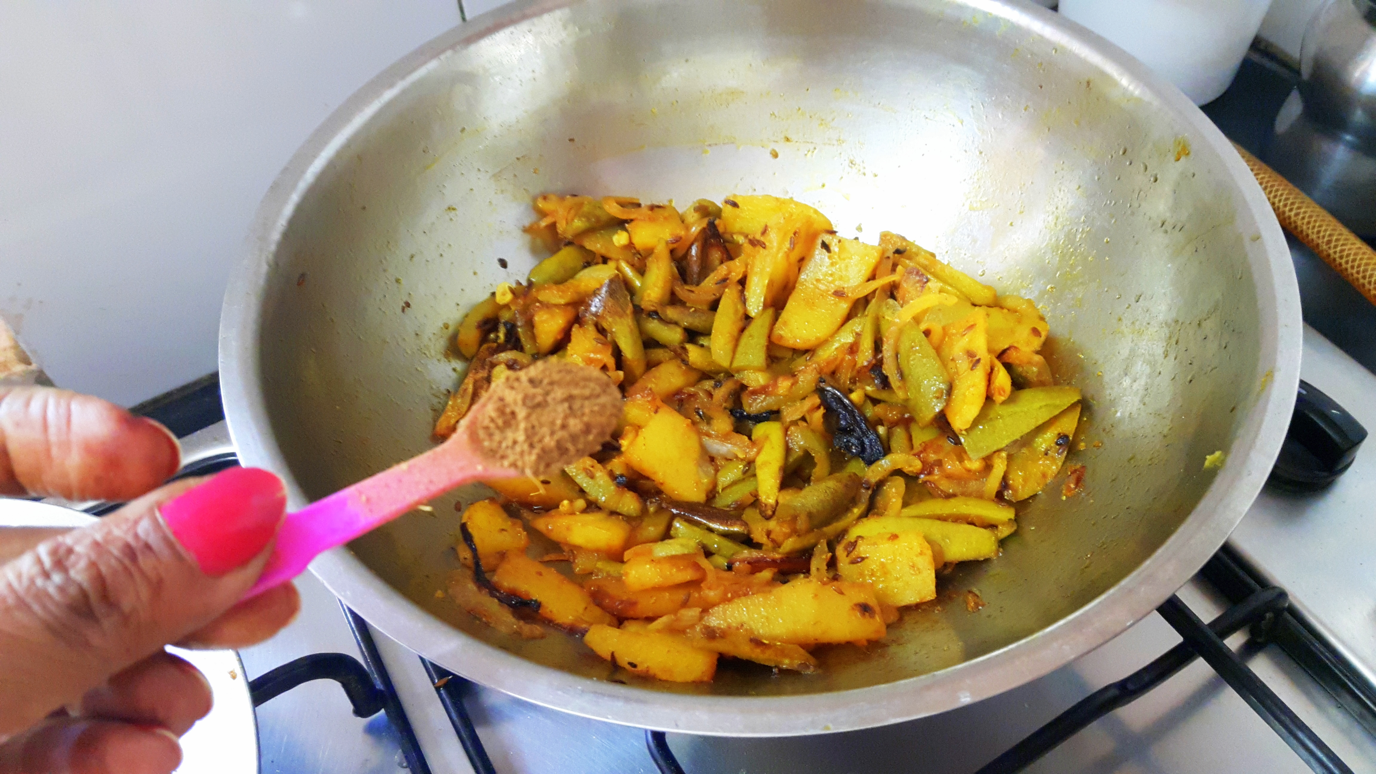 Add Garam masala