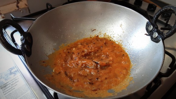 Stir it and fry