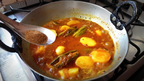 Add Garam masala powder