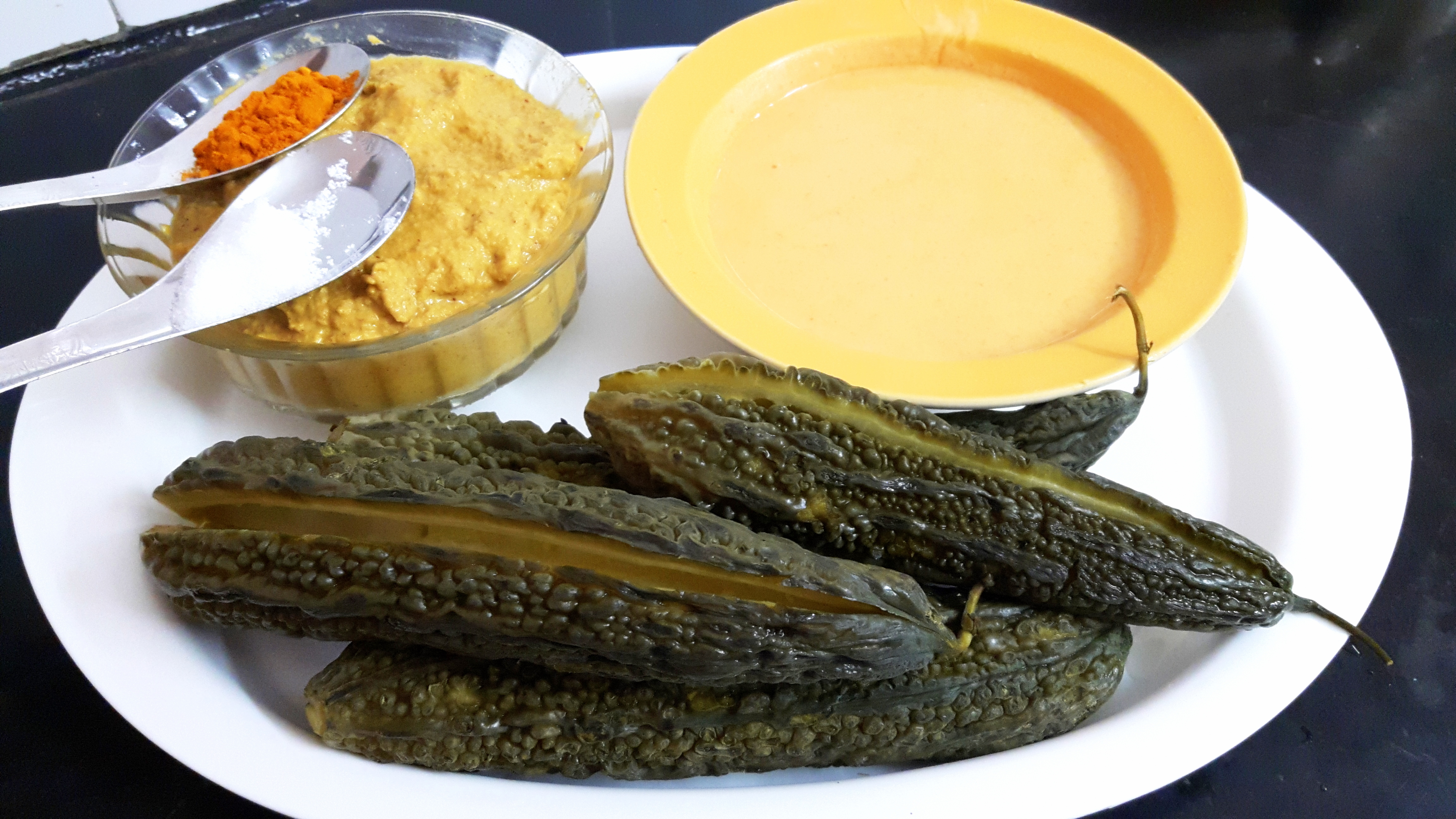 Boil the karela