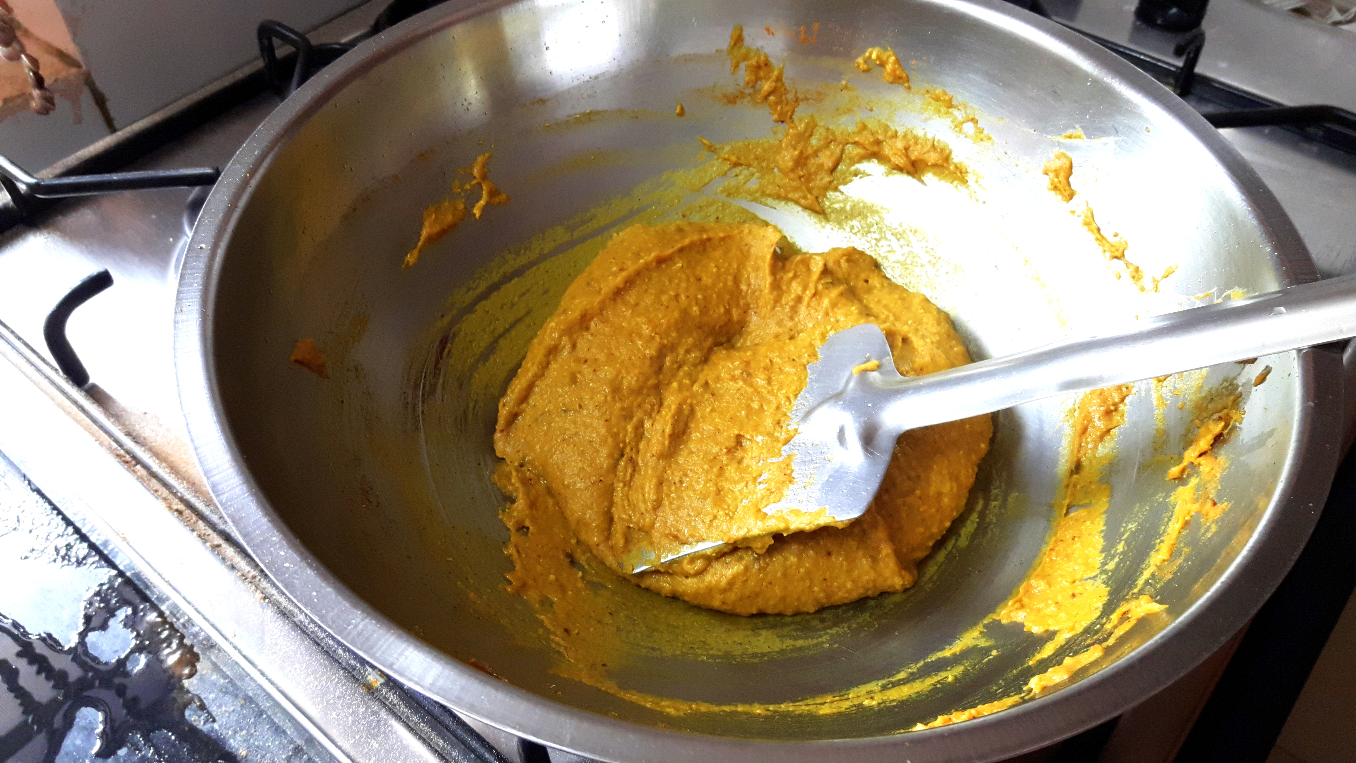 Stir continuously