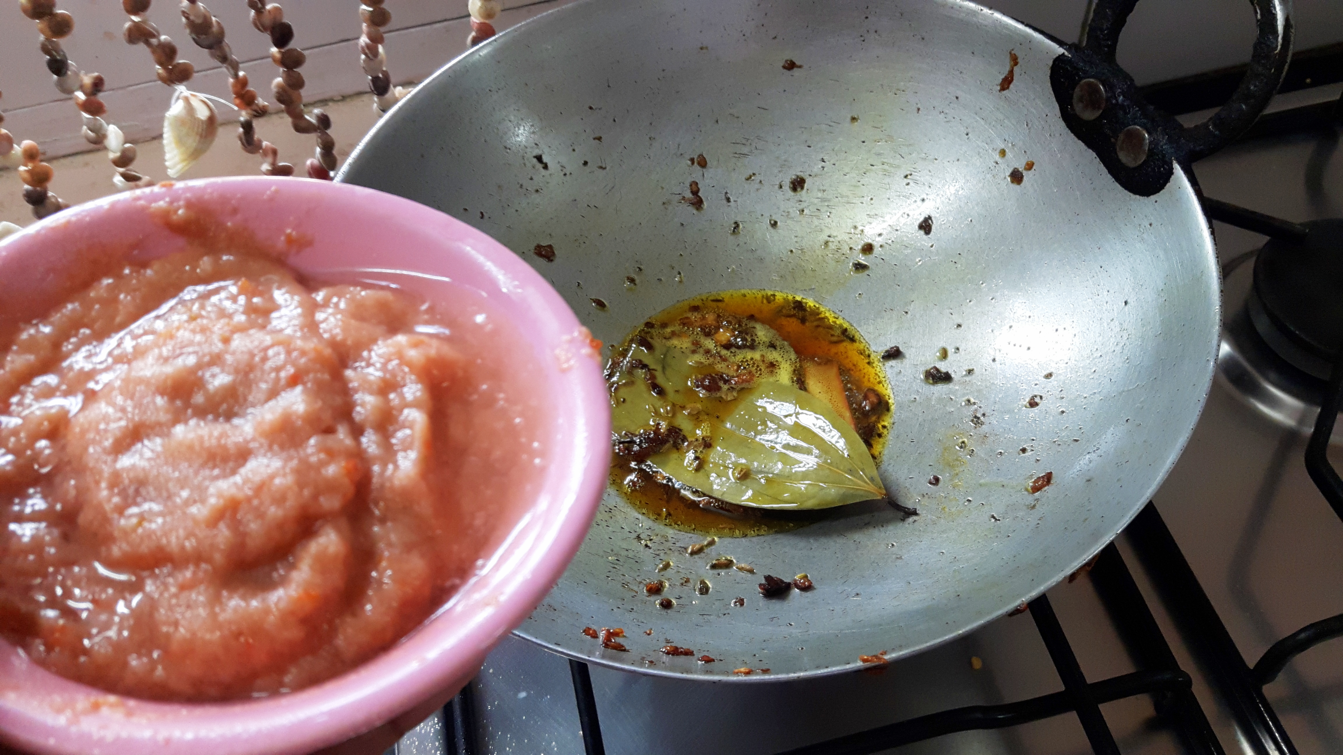 Add onion and tomato