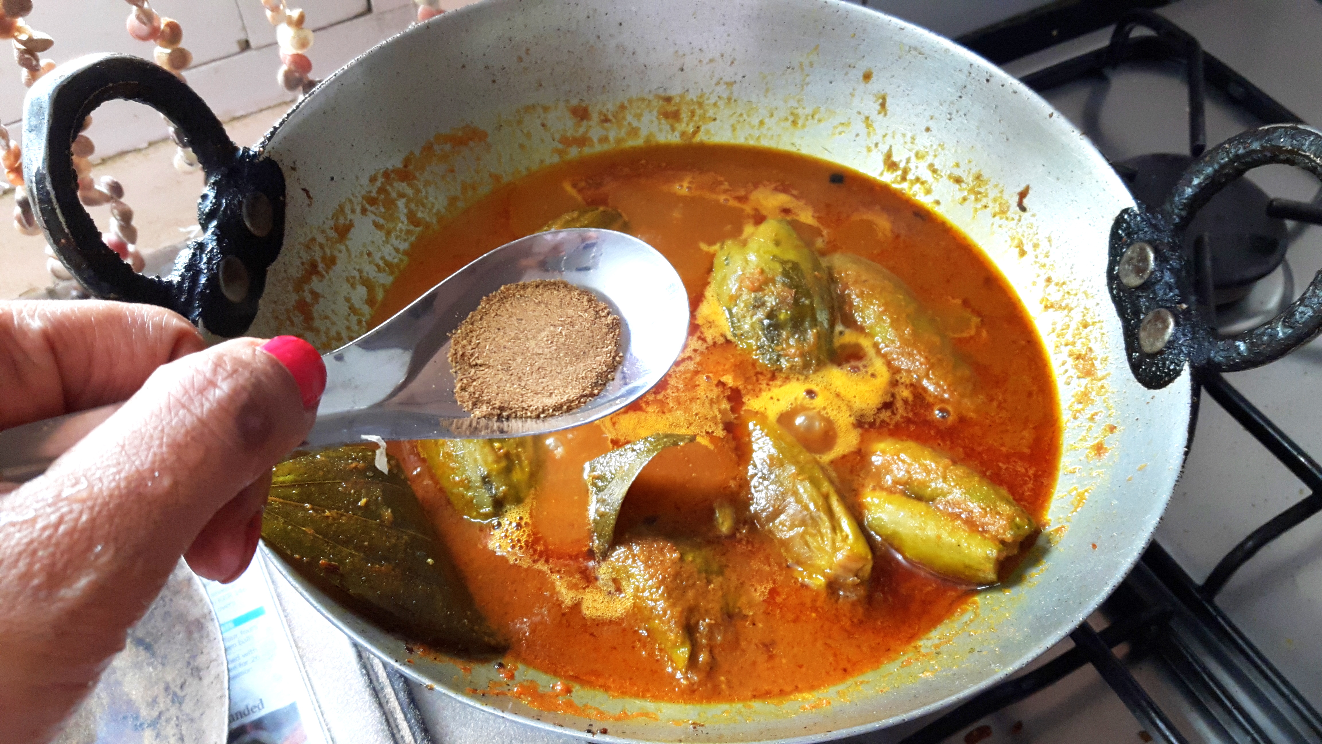Add Garam masala powder