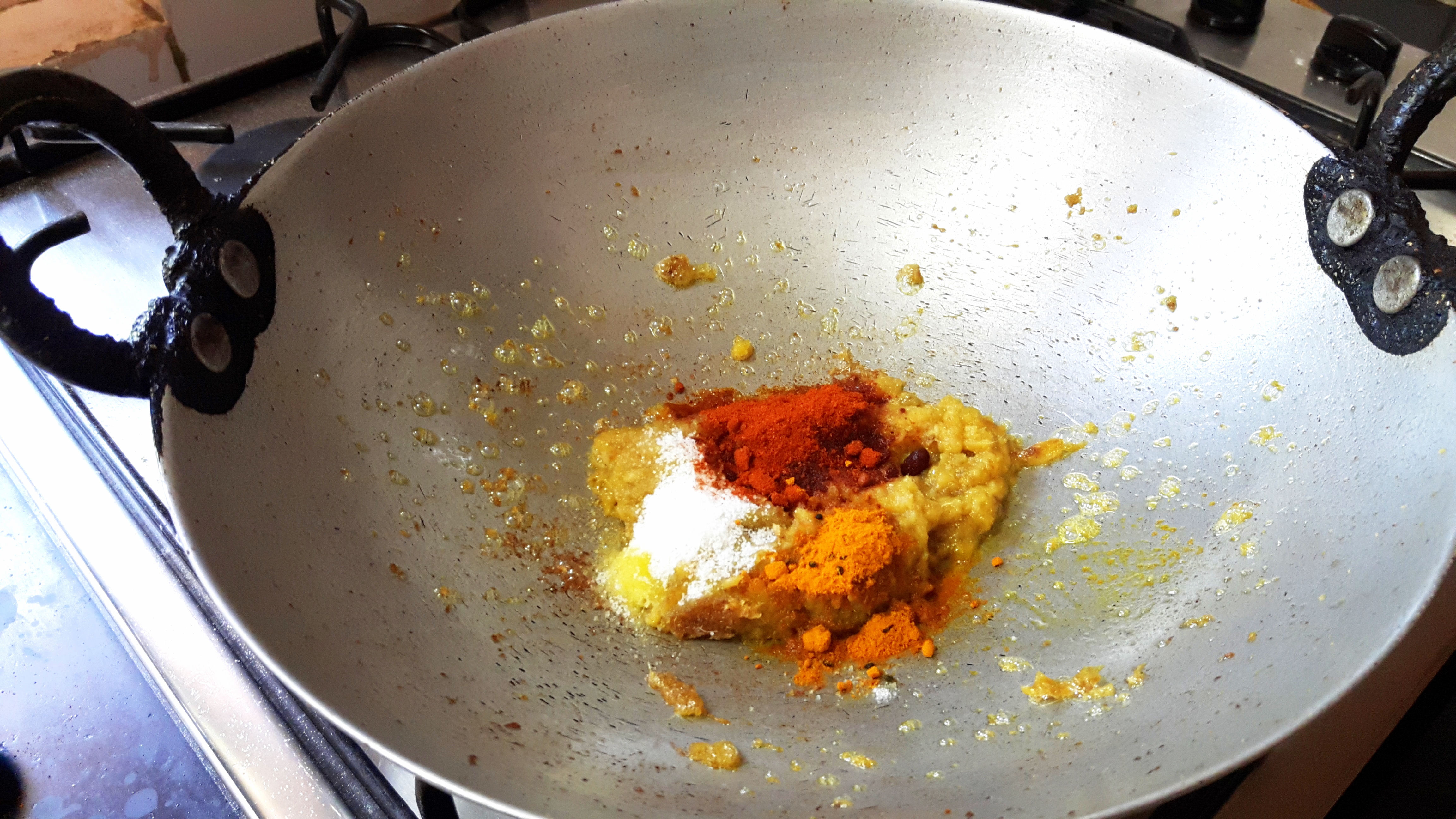 Add all dry masala