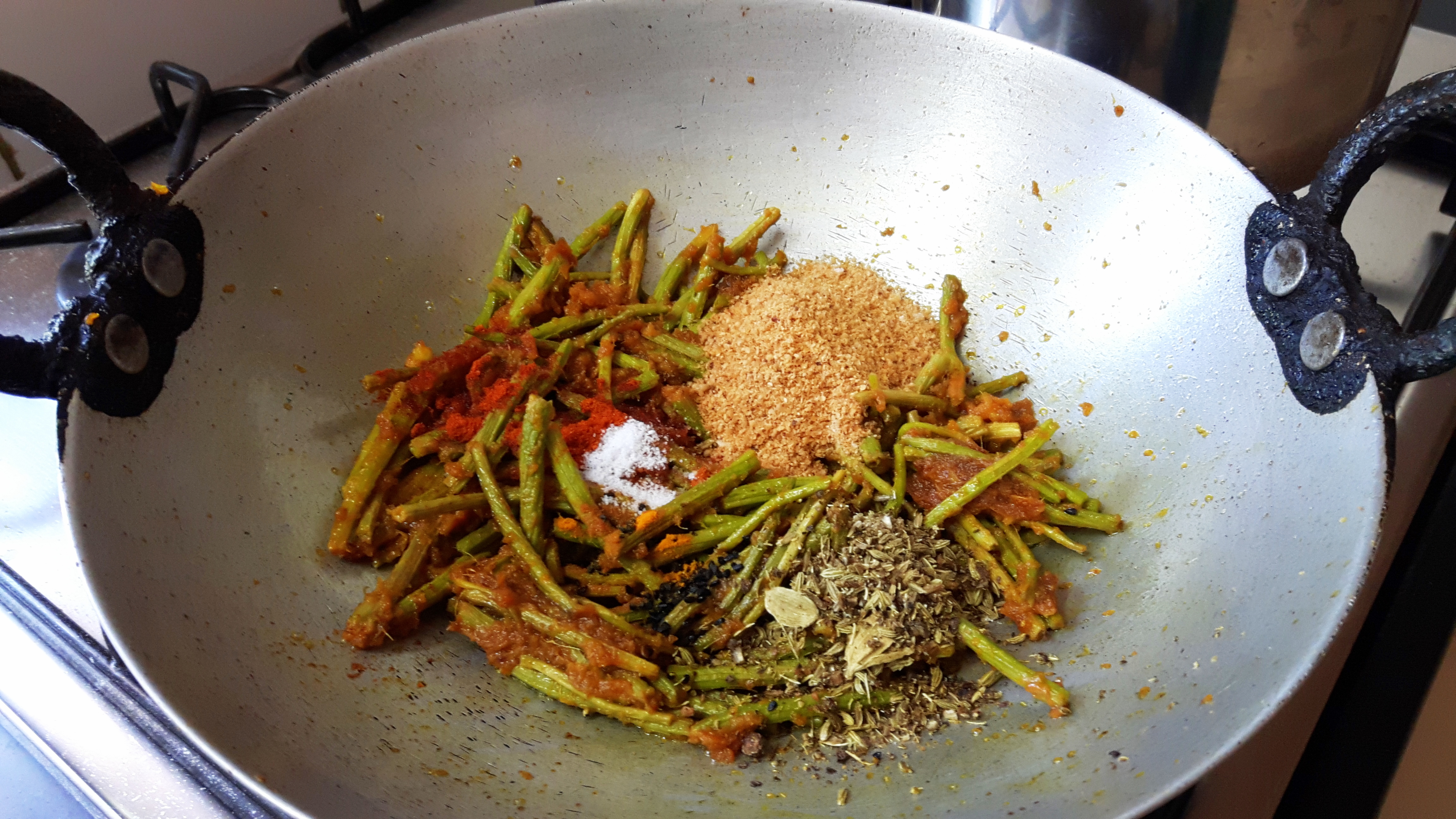 Add mustard powder
