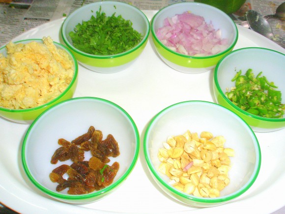 Ingredients of stuff potato