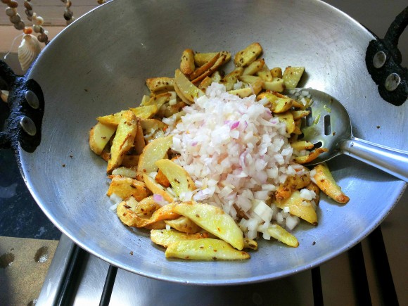 adding onion
