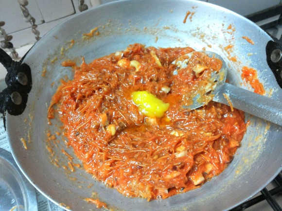 adding ghee