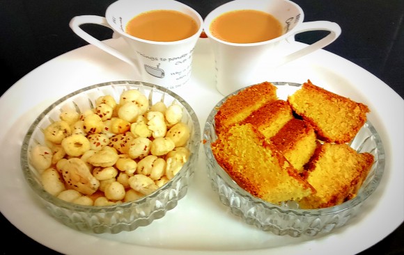 Malai /fresh cream elaechi (Green cardamom) cake