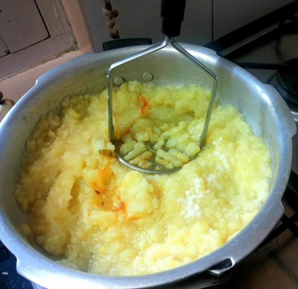 mashing