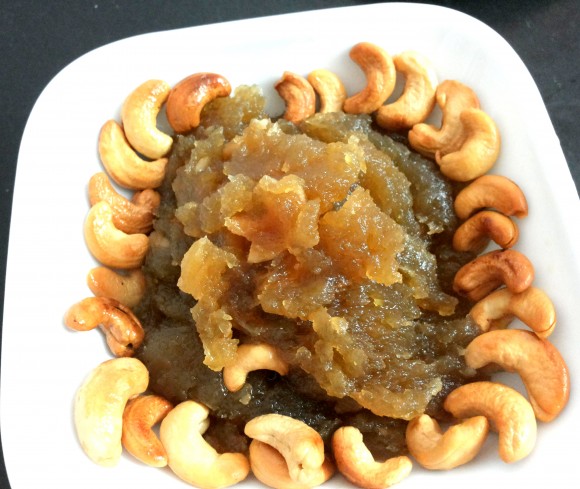 Wheat milk halwa