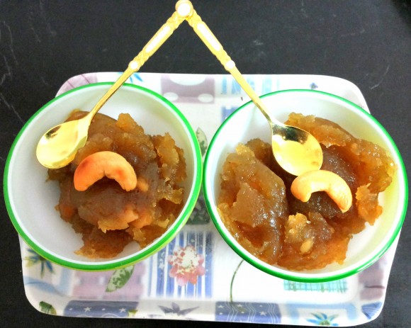 Wheat milk halwa