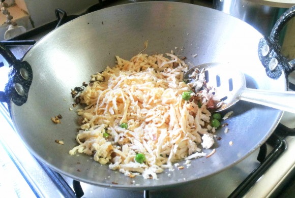 adding paneer