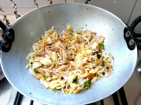 adding onion