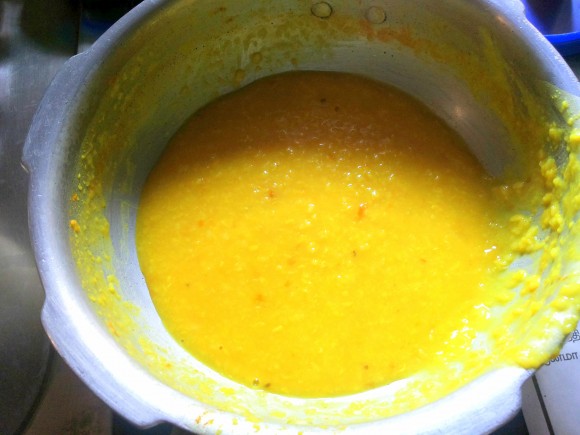 Boiled dal