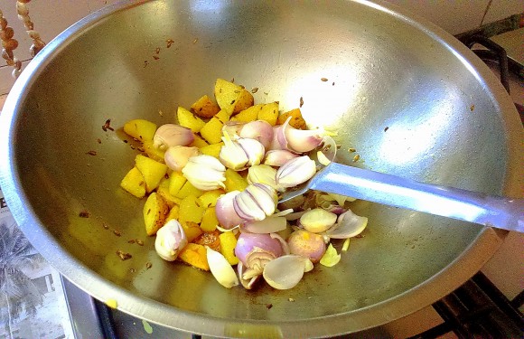 adding onion
