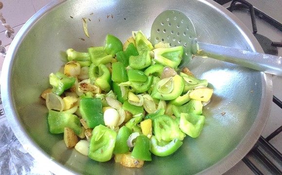 adding capsicum