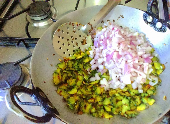 adding onion