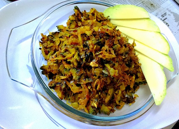 Bitter gourd (karela) ka bhujia