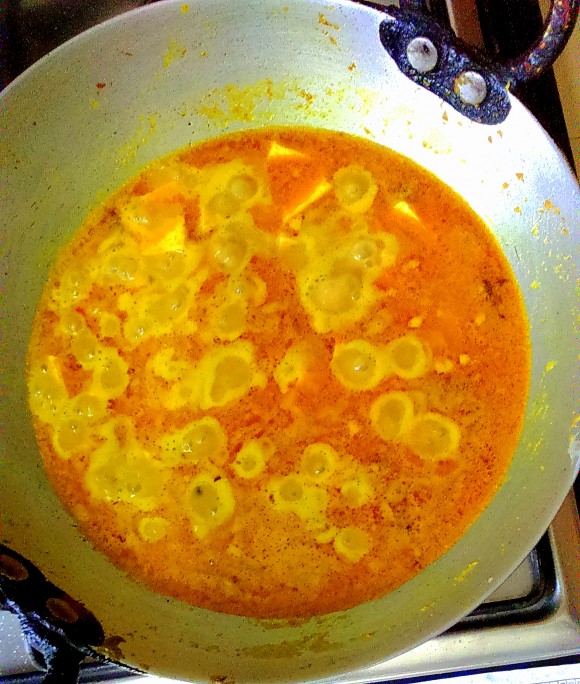 adding paneer