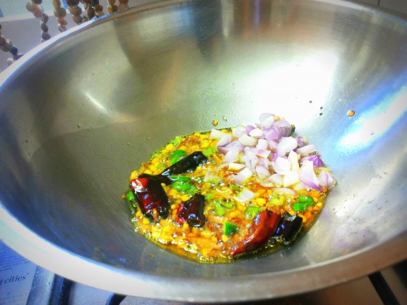 Adding onion 