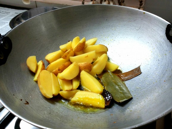 Stir fry potato