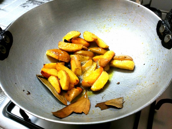 Stir fry potato