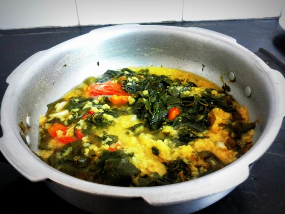 boiled ingredients