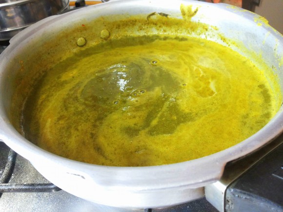 Poonnangani soup (Poonnangani keerai) / dal/ dalsagga