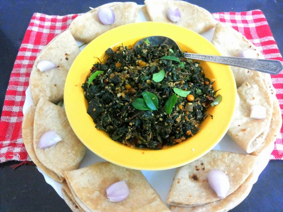 Poonnangani sukha saag (Poonnangani poriyal)
