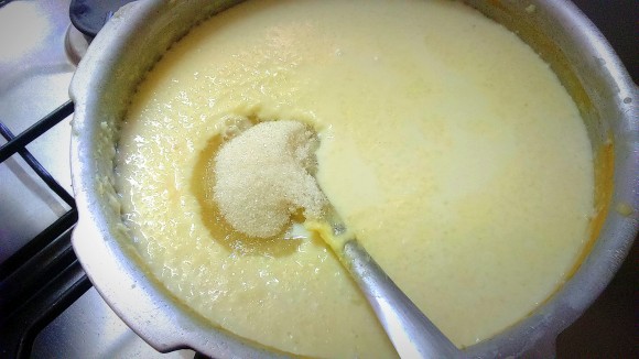 Adding sugar