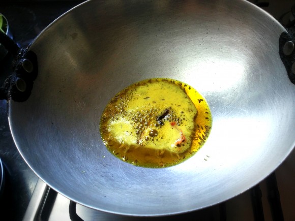  put green cardamom, cinnamon, cumin seed