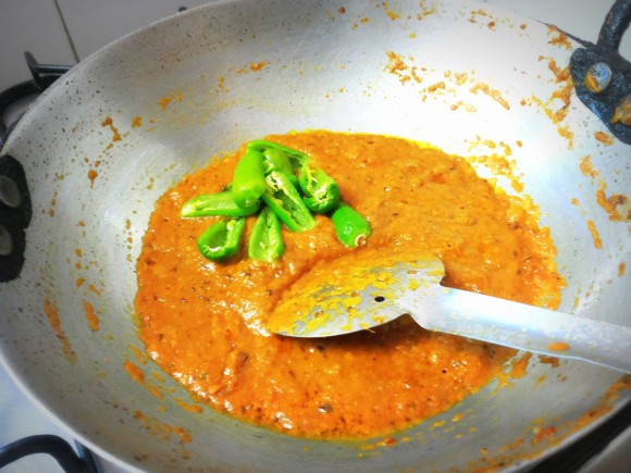 Add green chili