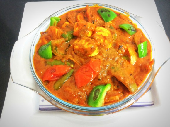 Paneer (cottage cheese) tikka masala