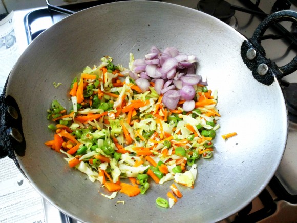 Add vegetables 