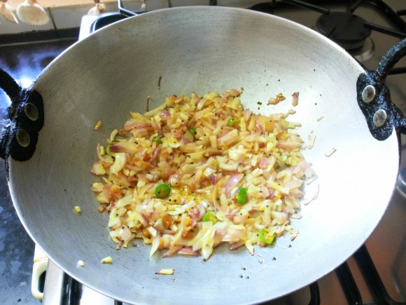 Add Chopped onion