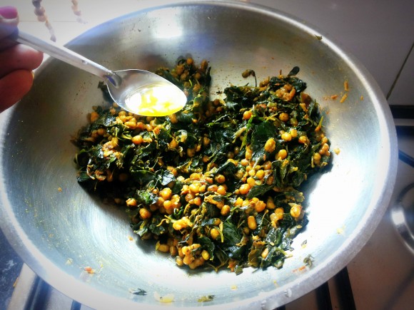 Garam masala powder and ghee