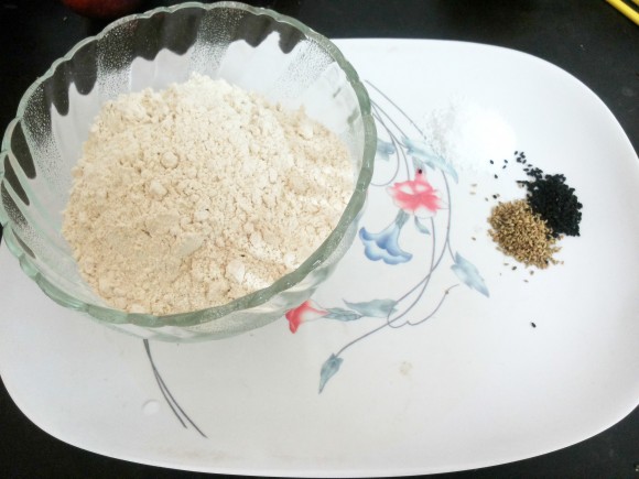 Ingredients for paratha