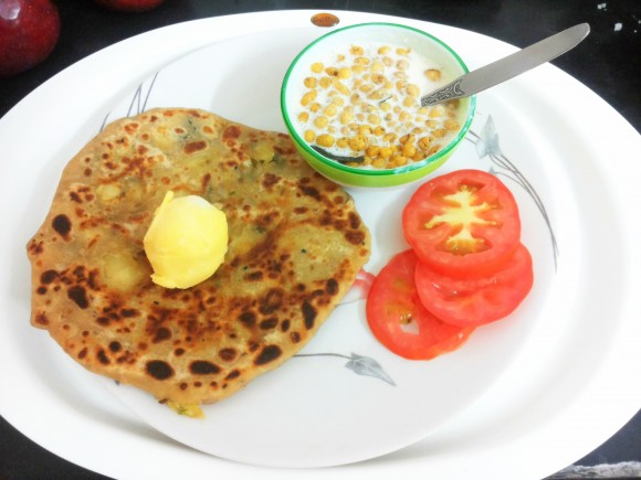 Tapioca paratha