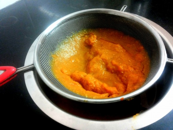 Pass this through soup sieve
