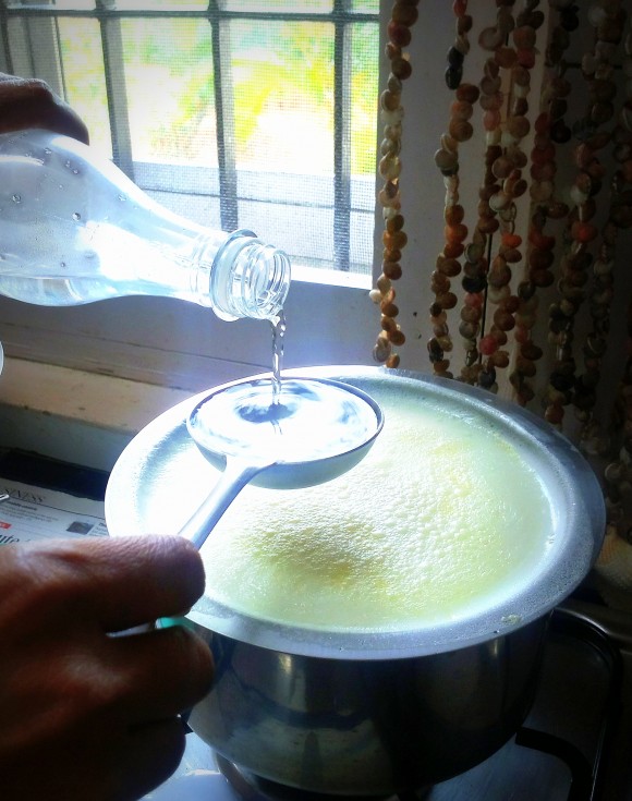 Add vinegar