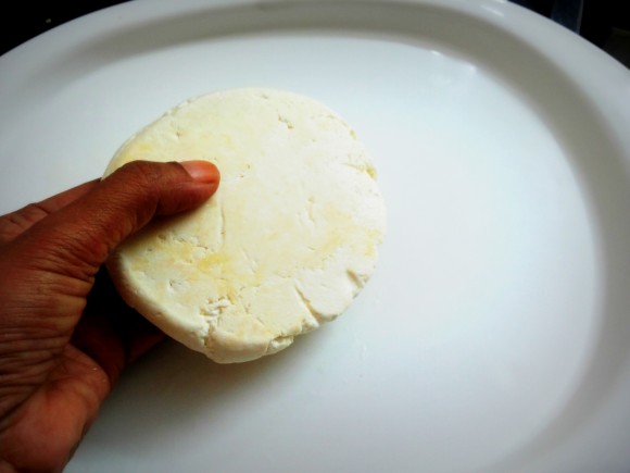 Paneer/fresh cheese (homemade)