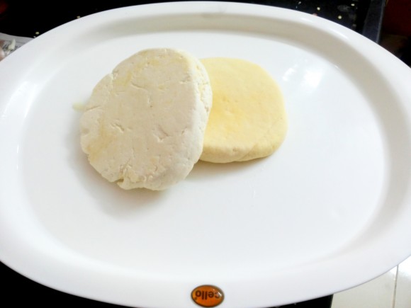 Paneer/fresh cheese (homemade)
