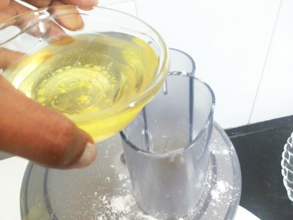 Add refined oil 