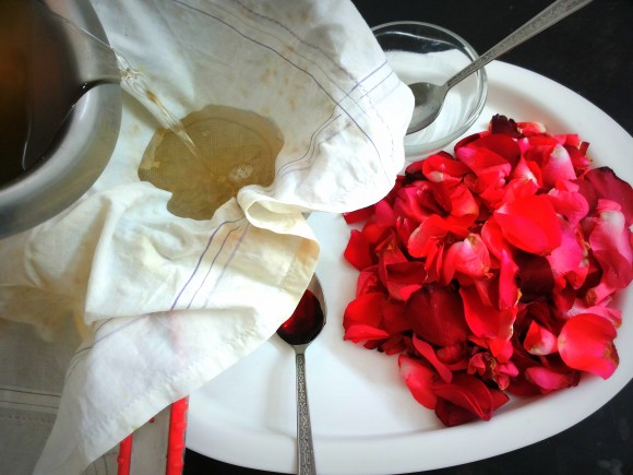 Spread thin clean handkerchief 
